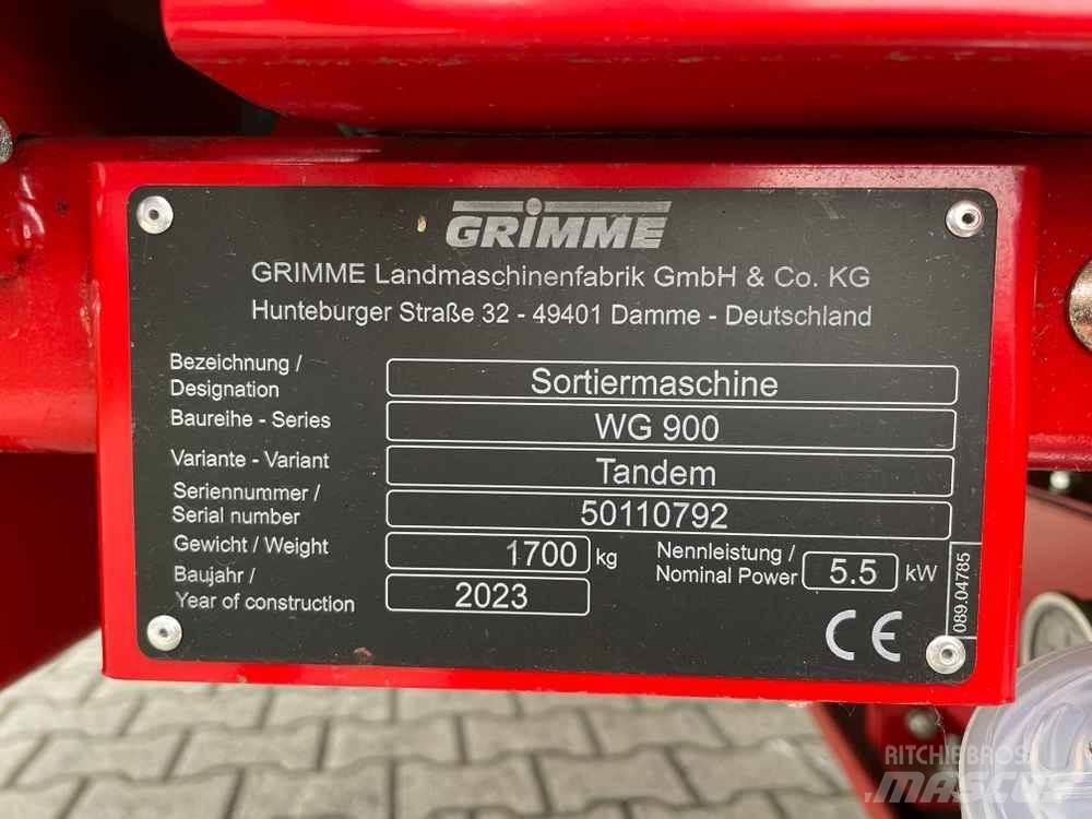 Grimme WG 900 Utstyr for sortering