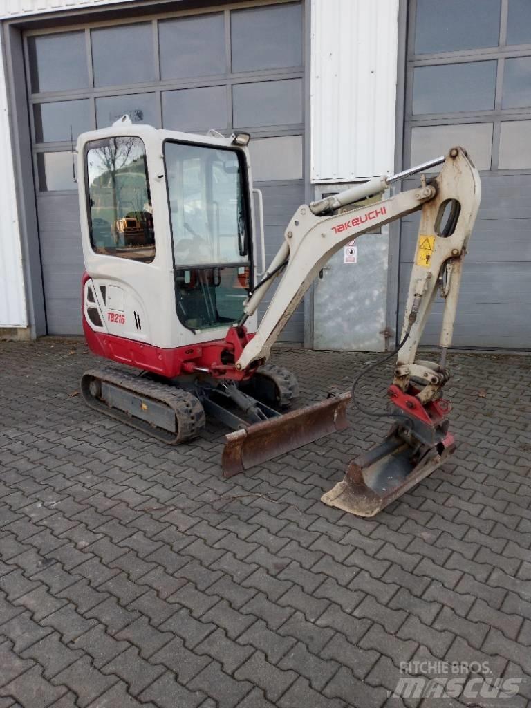 Takeuchi TB 216 Minigravere <7t