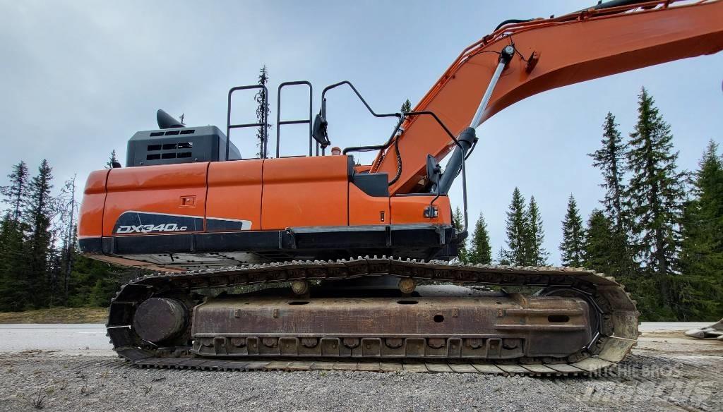 Doosan DX 340 LC Beltegraver