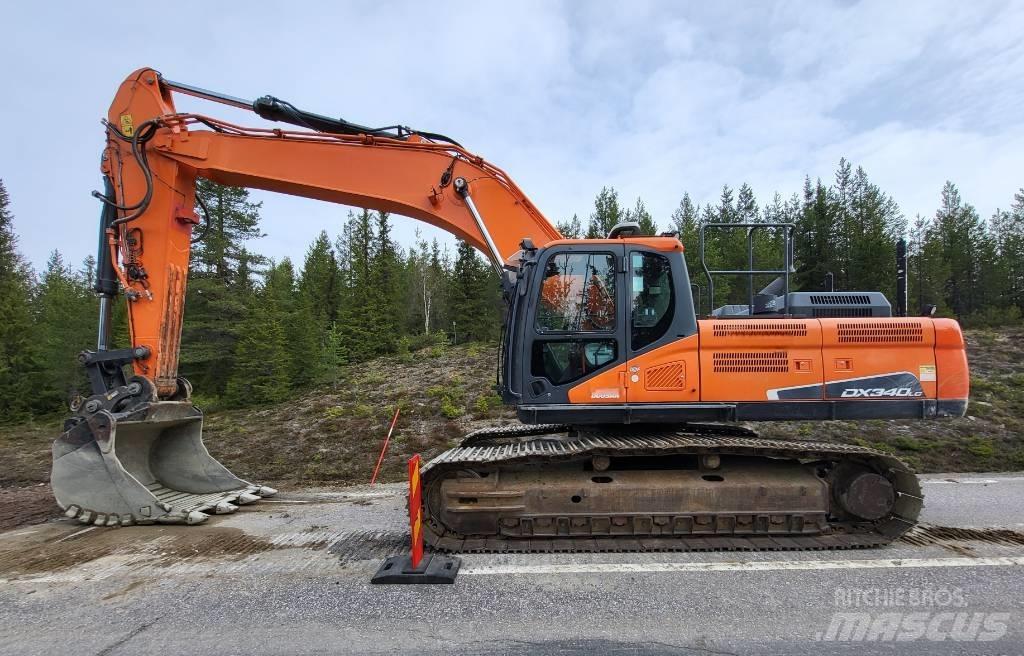Doosan DX 340 LC Beltegraver