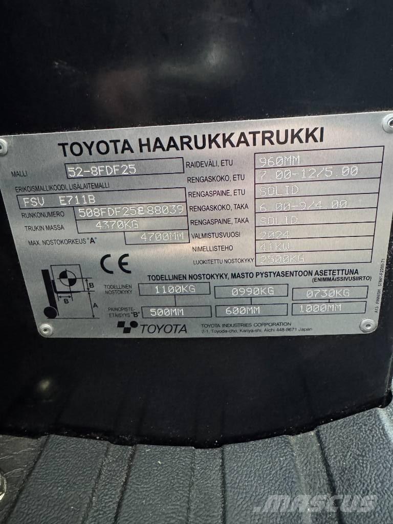 Toyota 52-8 FDF 25 Diesel Trucker