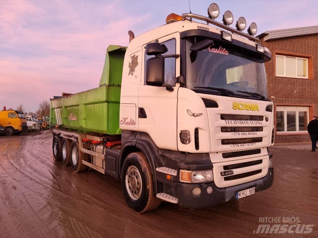 Scania R 480 8X4 Liftdumper biler