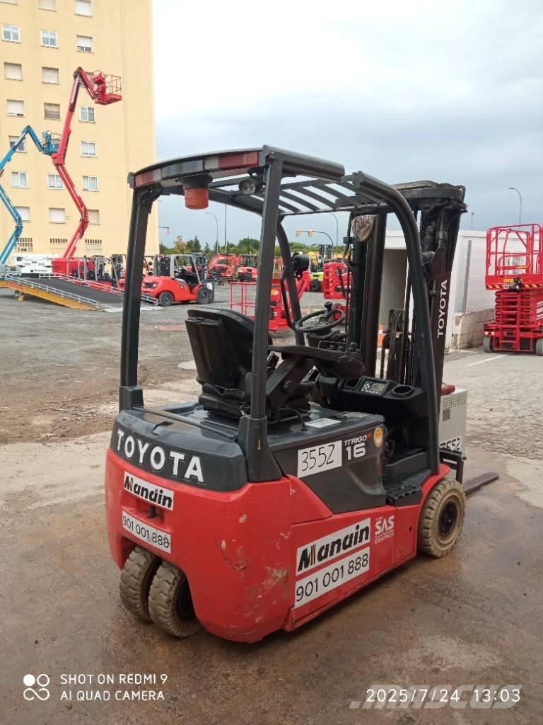 Toyota 8FBE16T Elektriske trucker