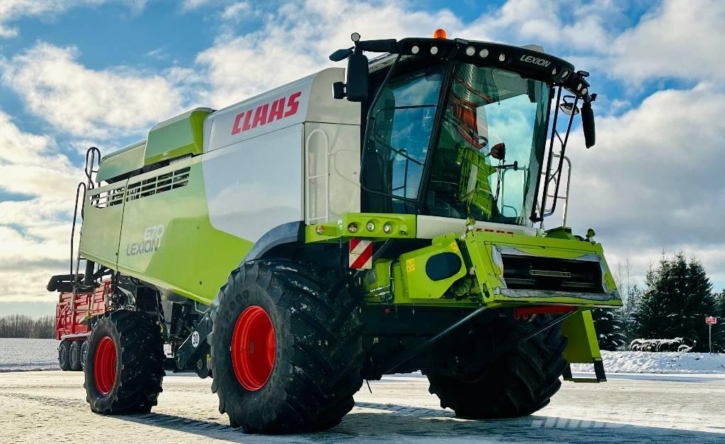CLAAS Lexion 670 Skurtreskere