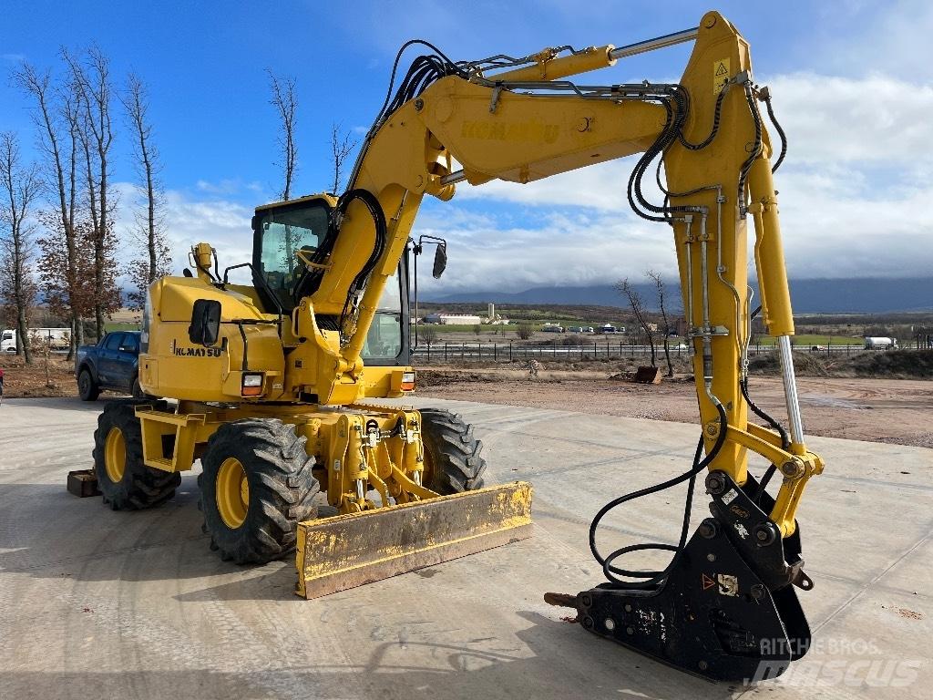 Komatsu PW 98 MR-8 Hjulgravere