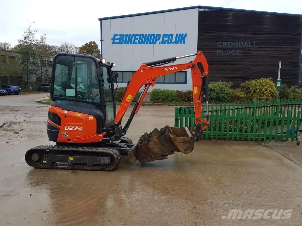 Kubota U27-4 Minigravere <7t