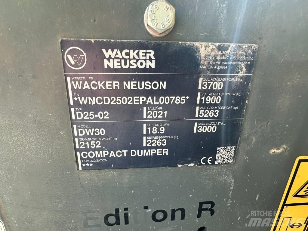 Wacker Neuson DW 30 Mini dumpere