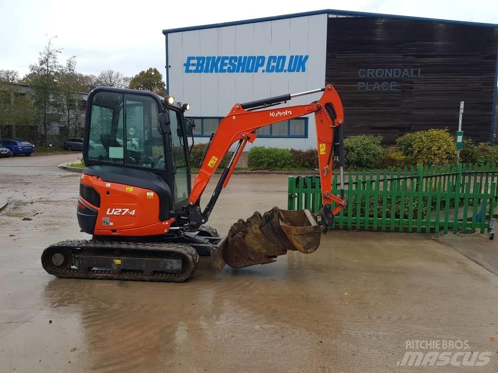 Kubota U27-4 Minigravere <7t