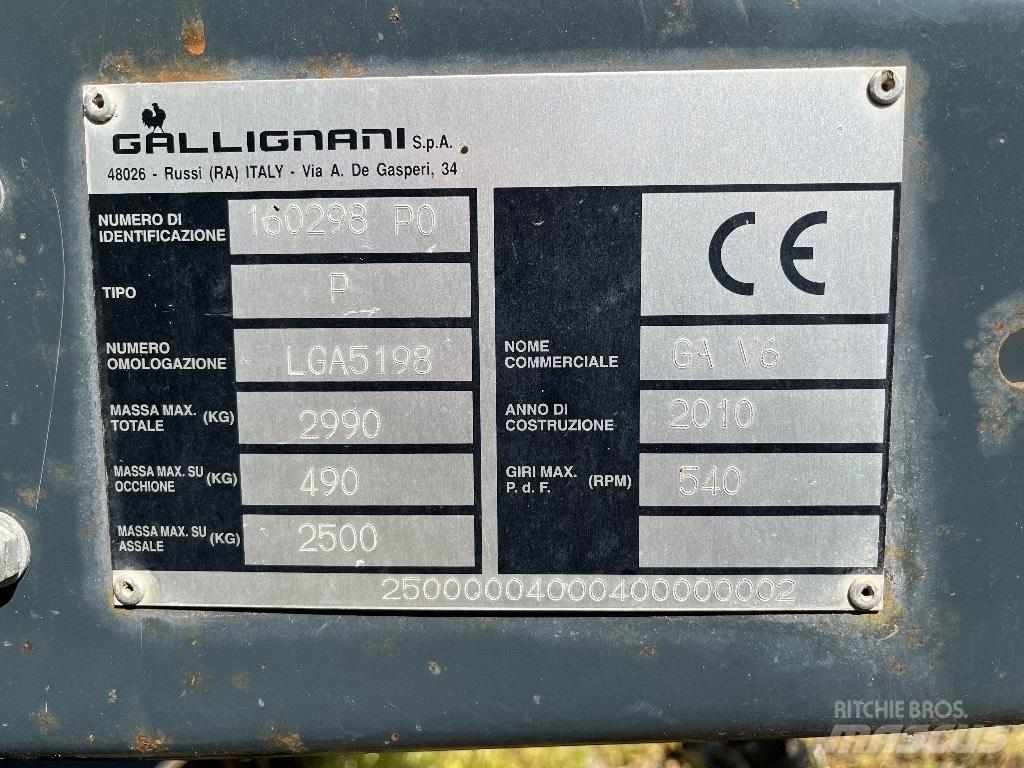 Gallignani GA V6 Rundballepresser