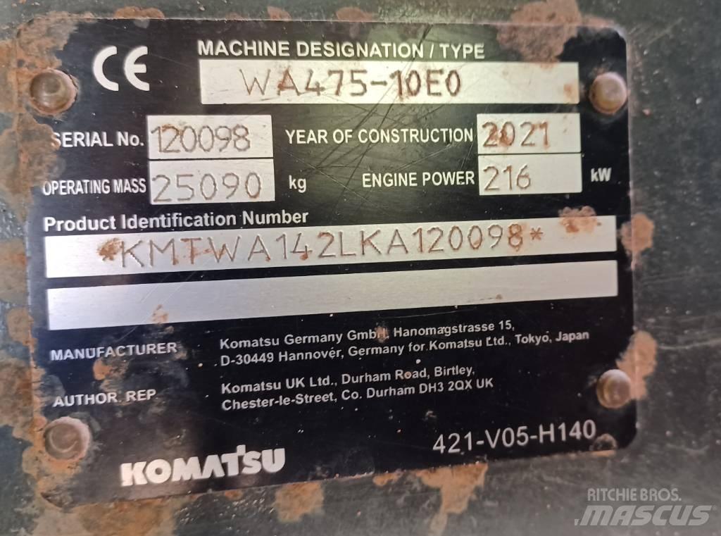 Komatsu WA 475-10E0 Hjullastere