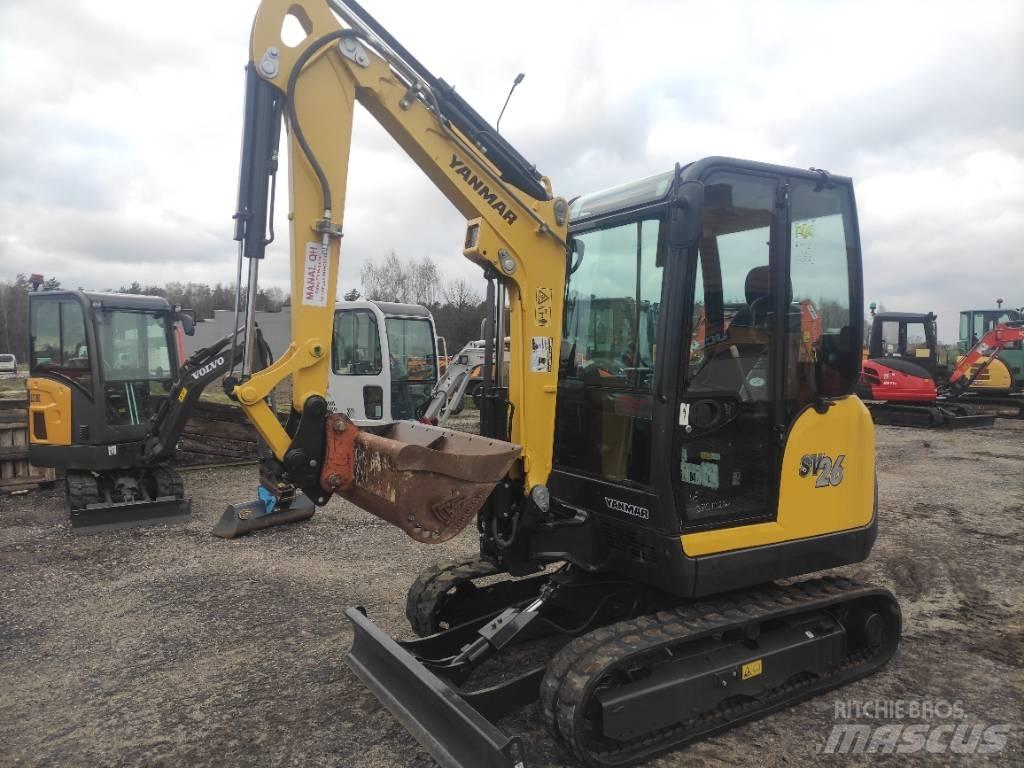 Yanmar SV 26 2017r Minigravere <7t