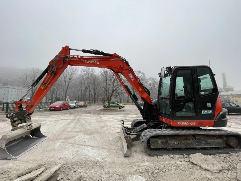 Kubota KX 080-4a2 Midigravere 7 - 12t