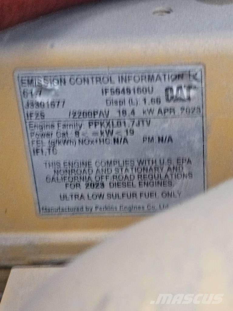 CAT CB 2.7 GC Hjullaster til komprimering