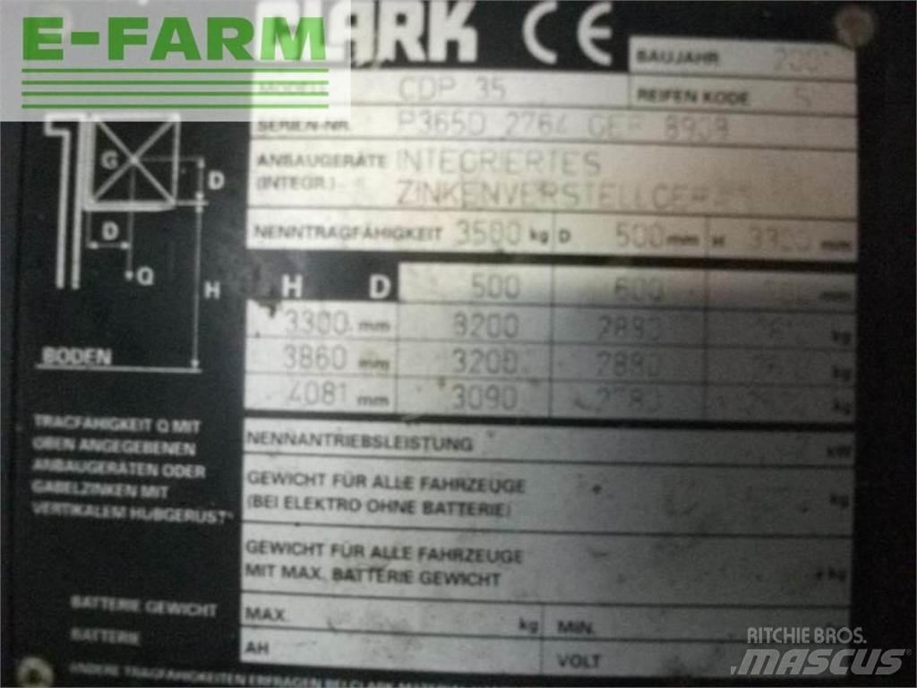 Clark cdp 35 Gaffeltrucker - Annet