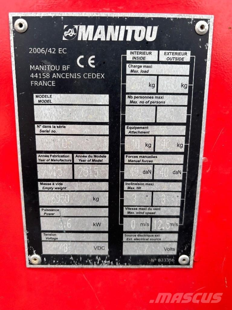 Manitou 170 AETJL Leddede bomlifter