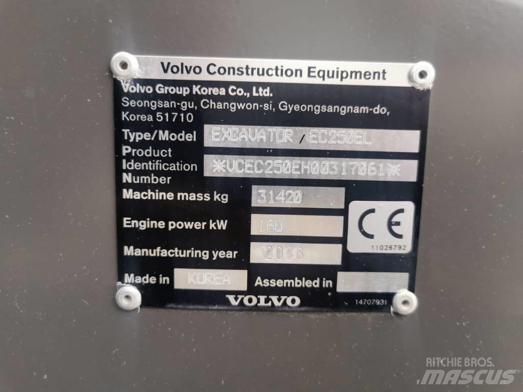 Volvo EC250EL Beltegraver