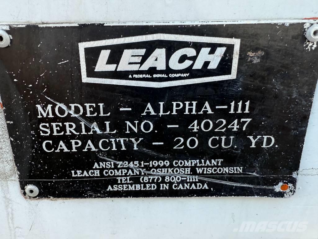  Leach Alpha III Renovasjonsbil
