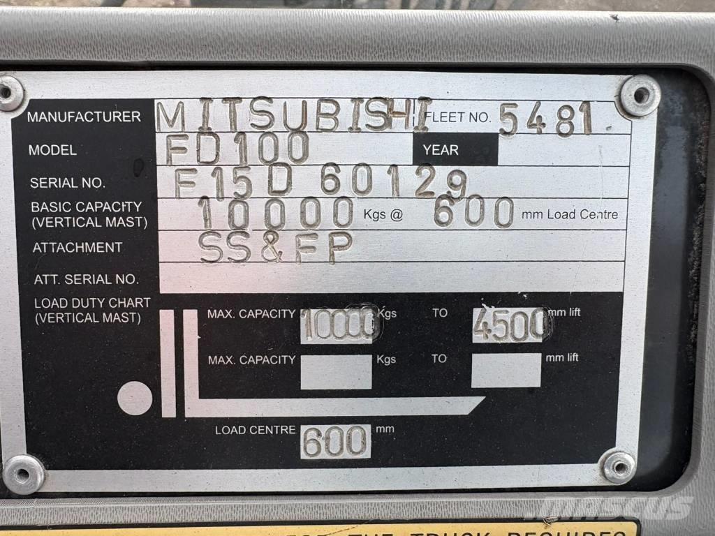 Mitsubishi FD 100 Diesel Trucker