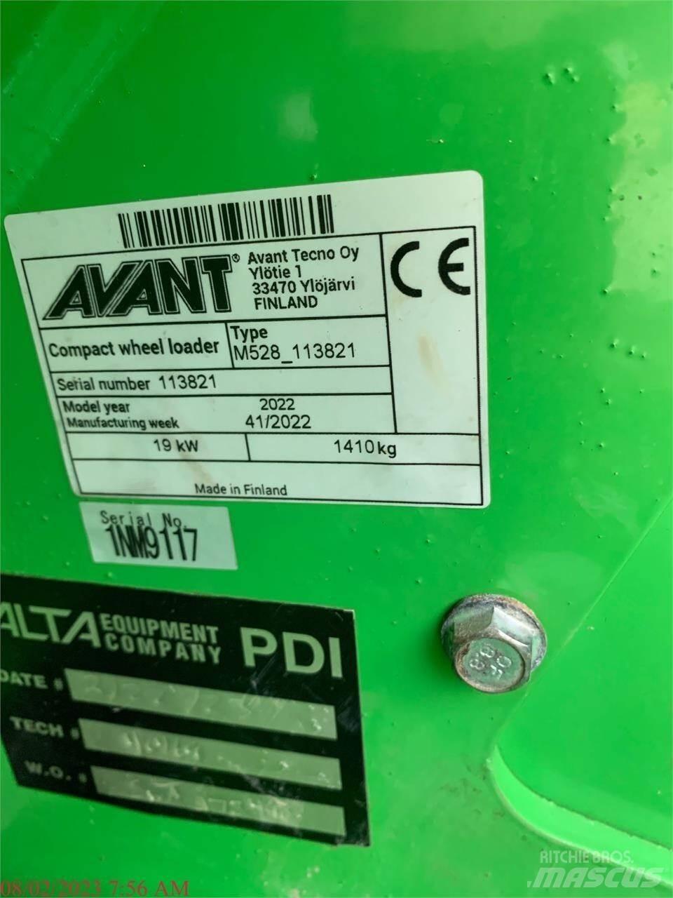 Avant 528 Hjullastere