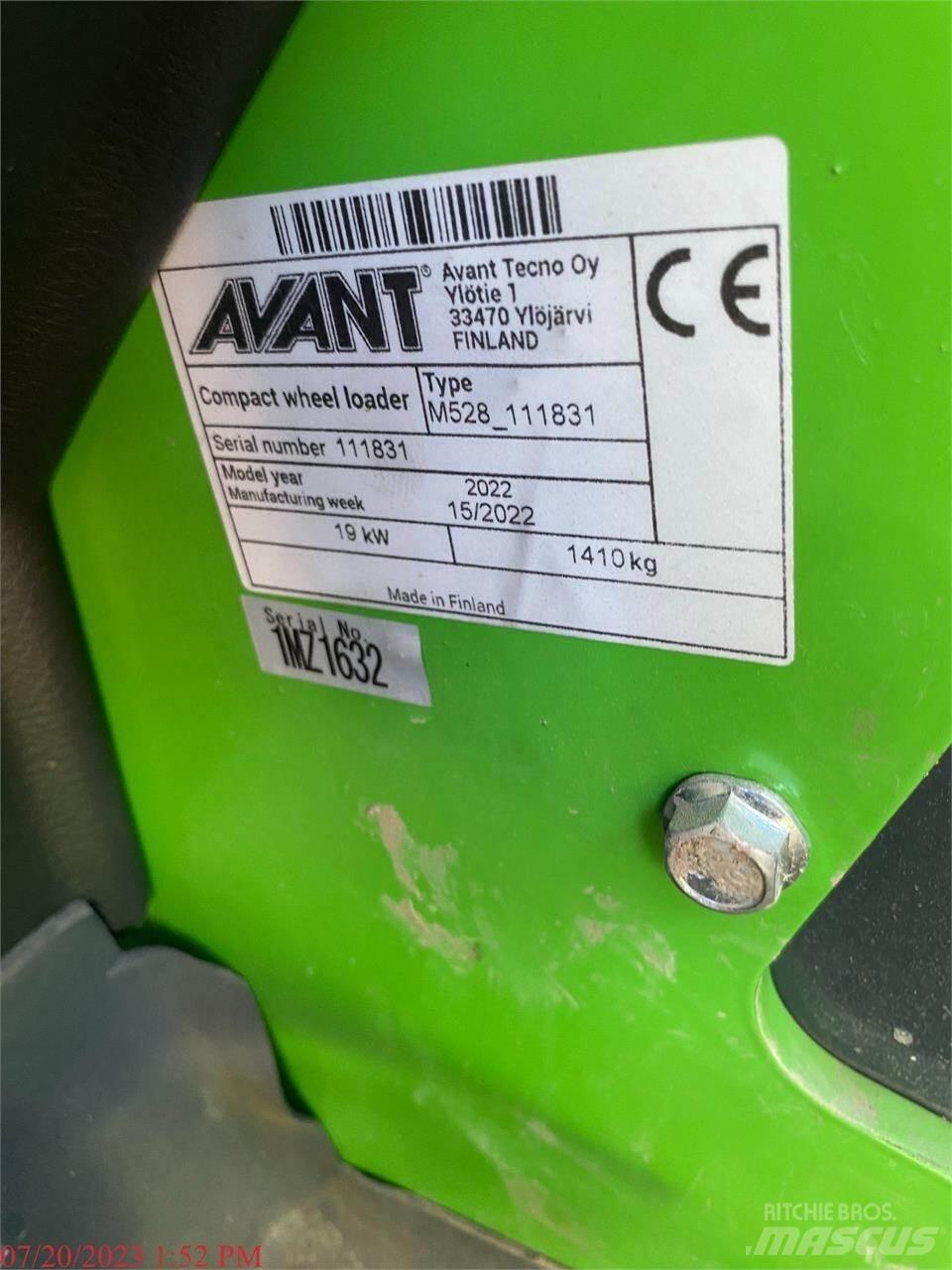 Avant 528 Hjullastere