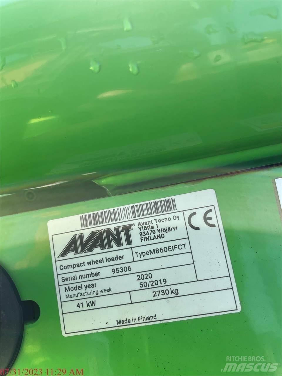 Avant 860I Hjullastere