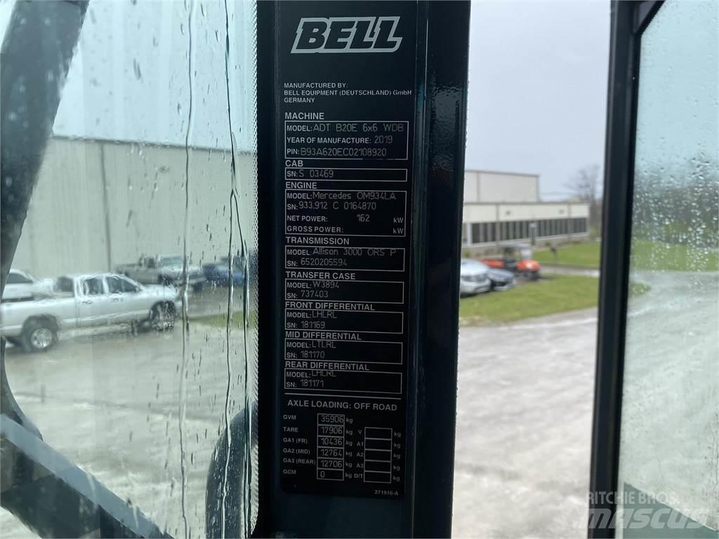 Bell B20E Rammestyrte Dumpere