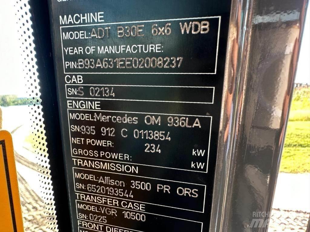 Bell B30E Rammestyrte Dumpere