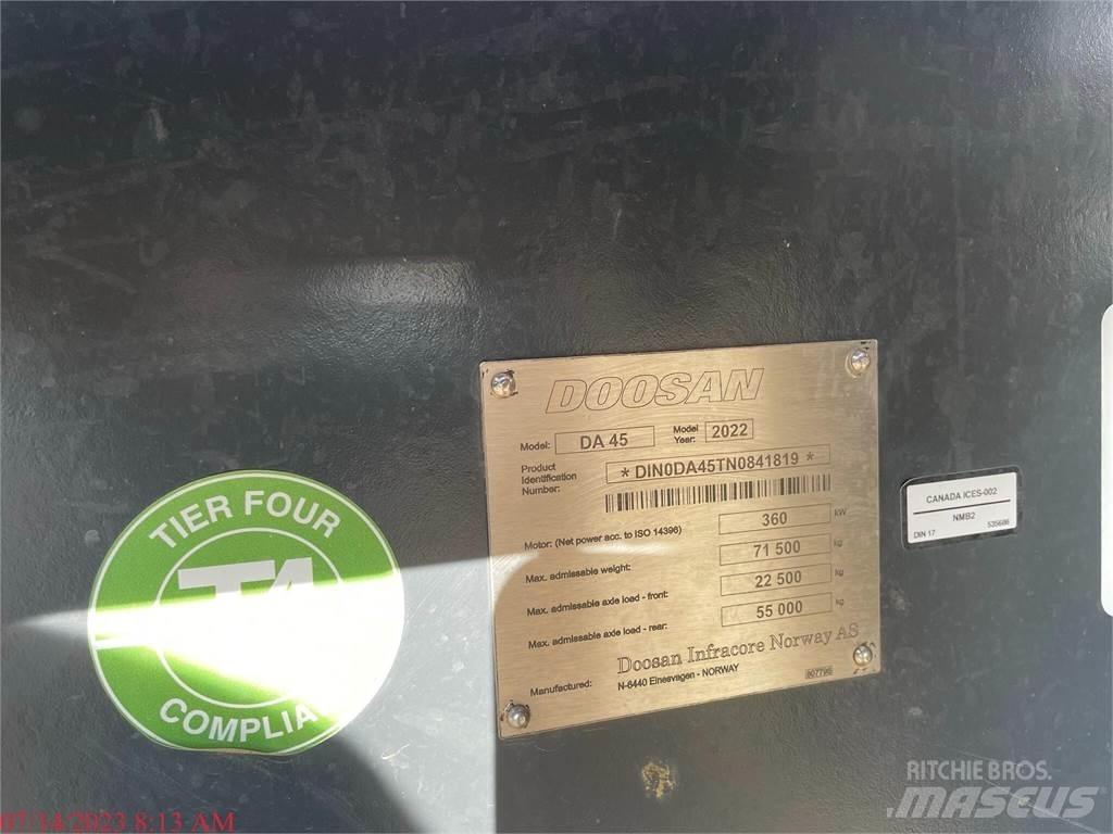 Doosan DA45-5 Rammestyrte Dumpere
