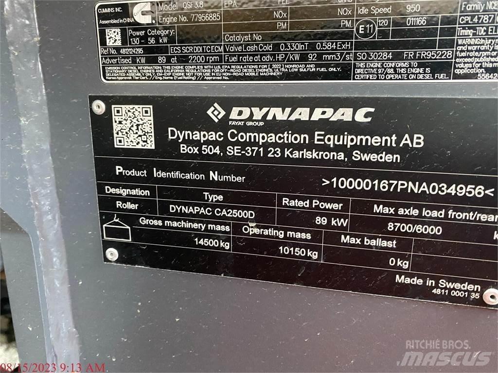 Dynapac CA2500D Tandem Valser