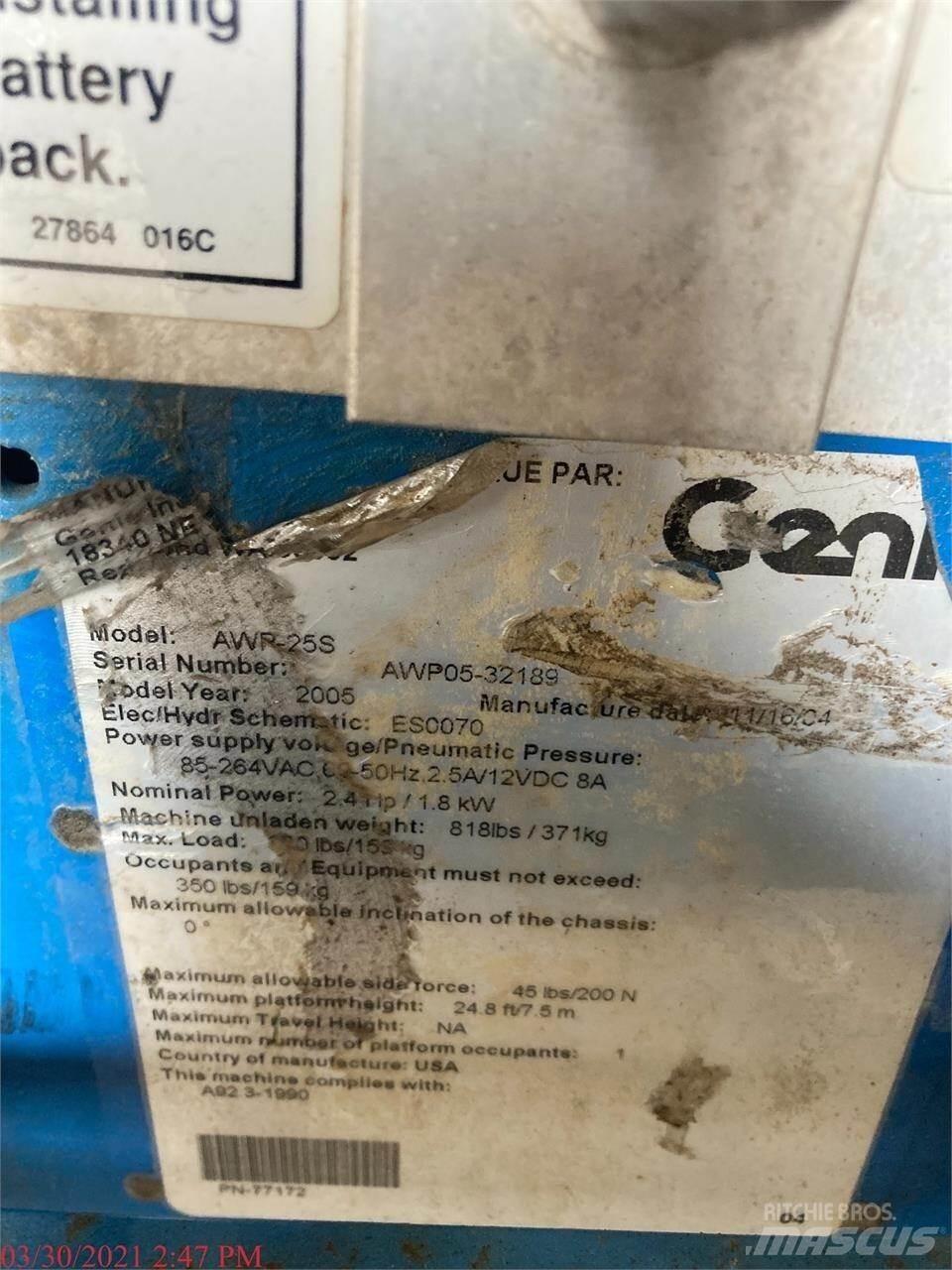 Genie AWP25S Personløftere