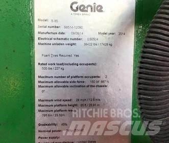 Genie S85 Teleskop bomlifter