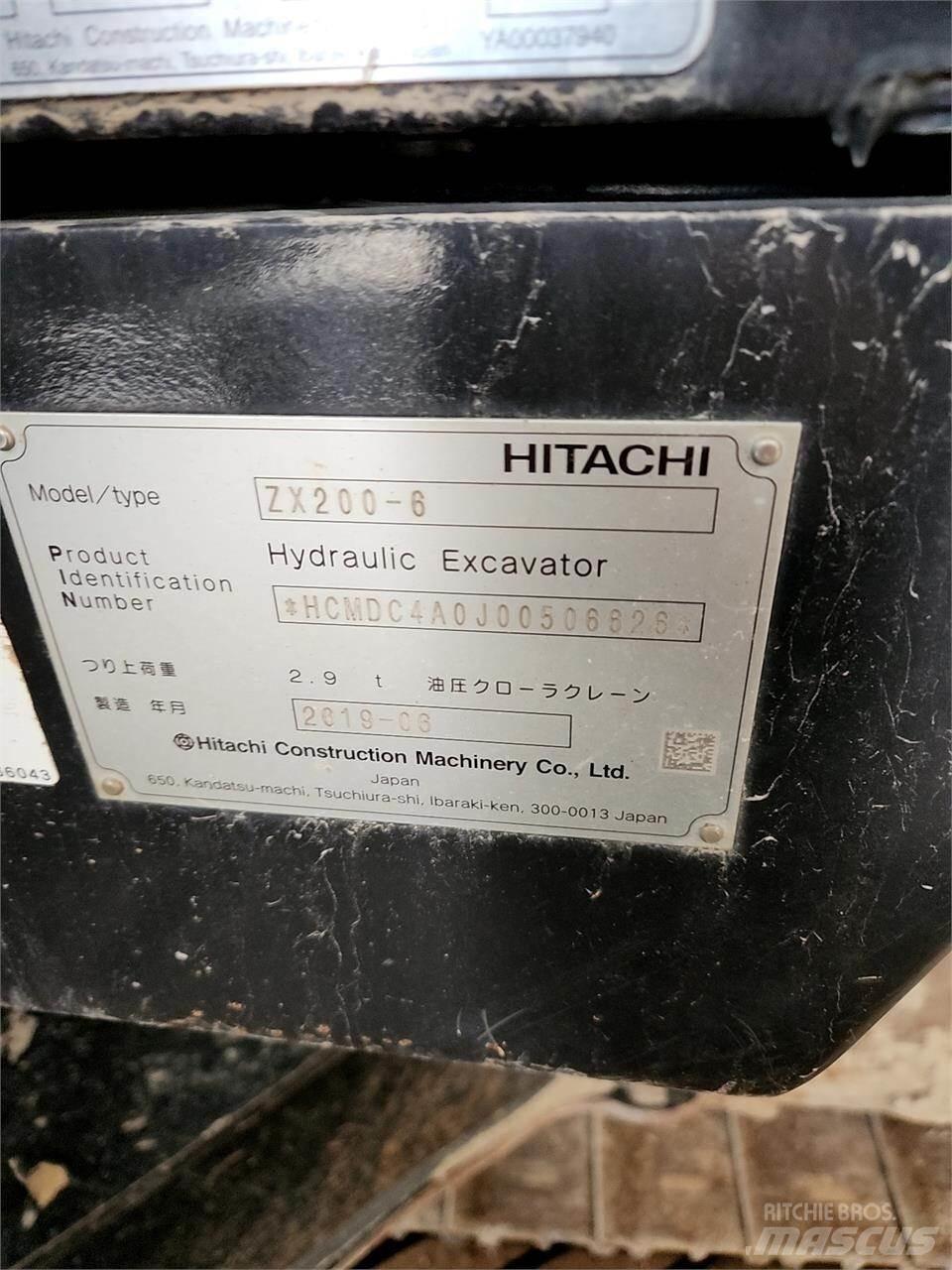 Hitachi ZX200-6 Beltegraver