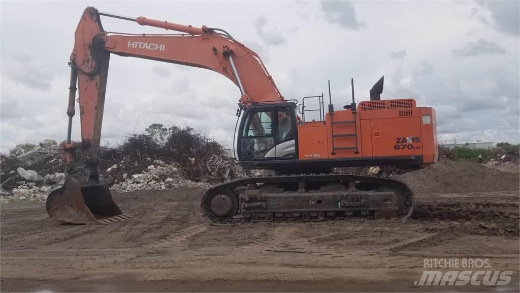 Hitachi ZX670 LC-5B Beltegraver