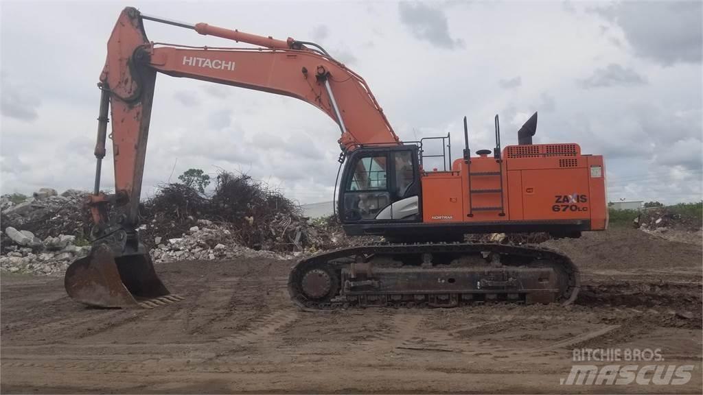 Hitachi ZX670 LC-5B Beltegraver