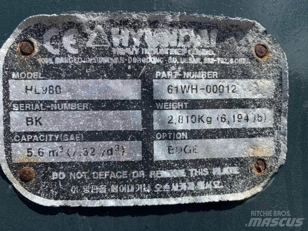 Hyundai HL980 Hjullastere
