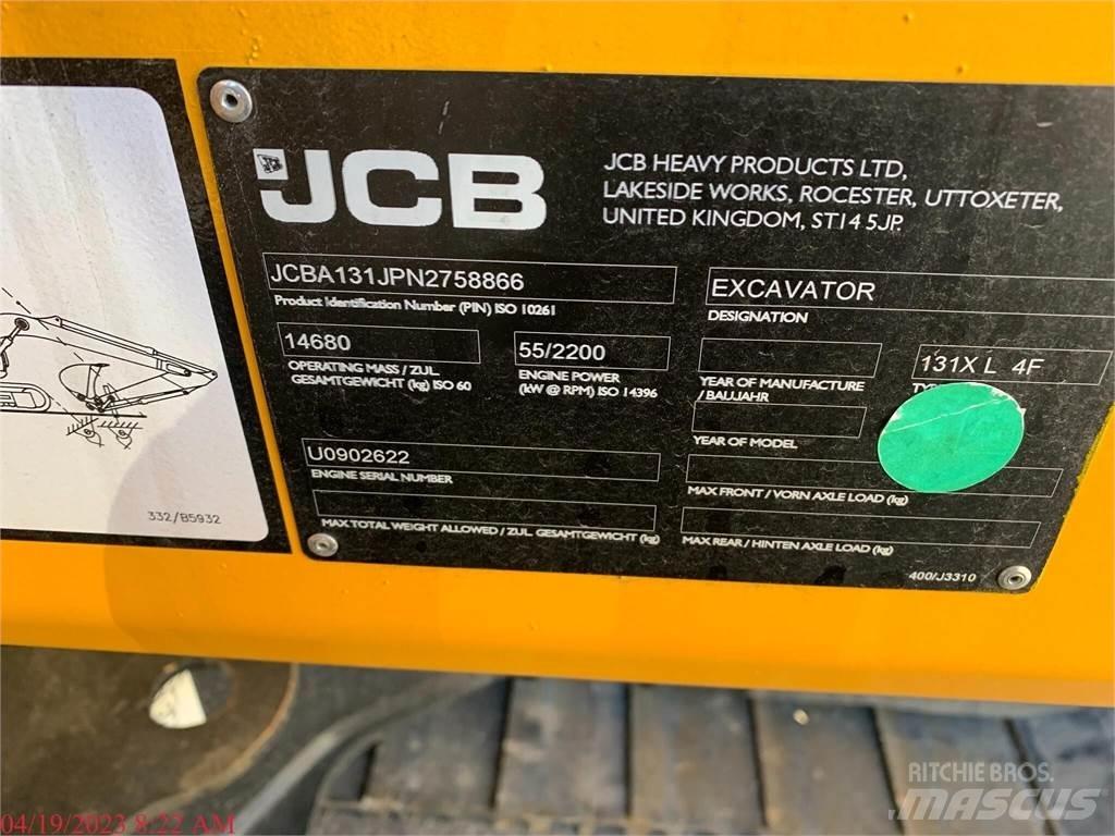 JCB 131X LC Beltegraver