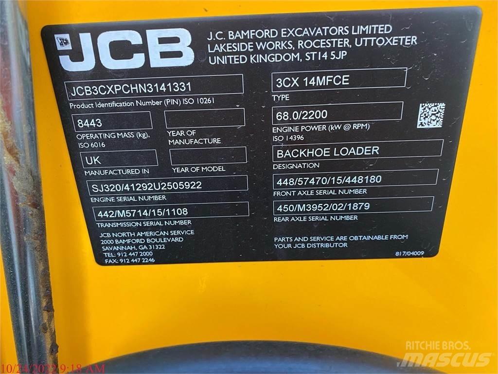 JCB 3CX14 Traktorgravere