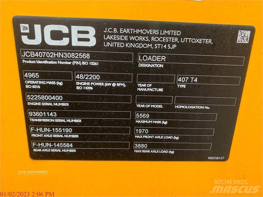 JCB 407B Hjullastere