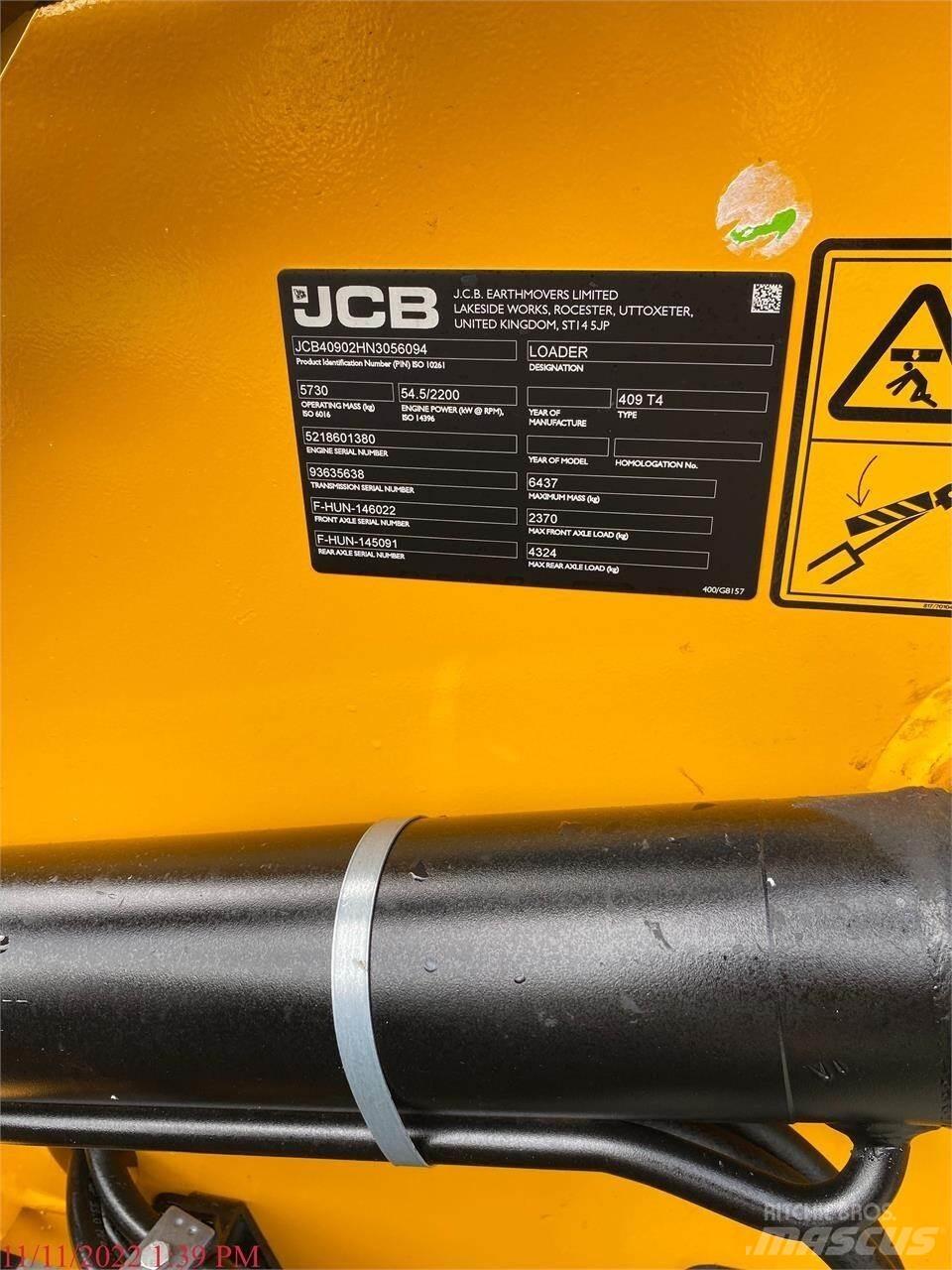 JCB 409 Hjullastere