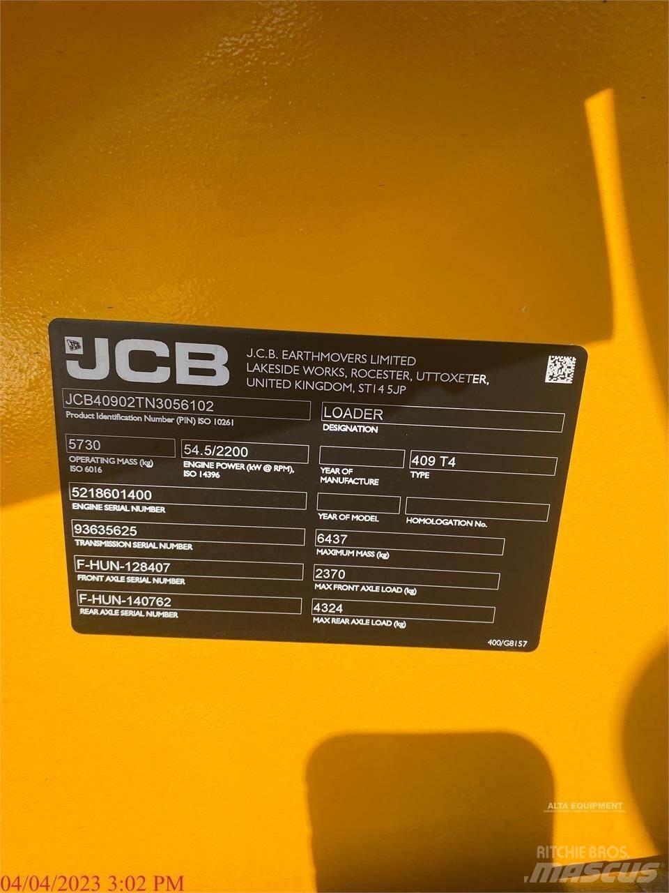 JCB 409 Hjullastere
