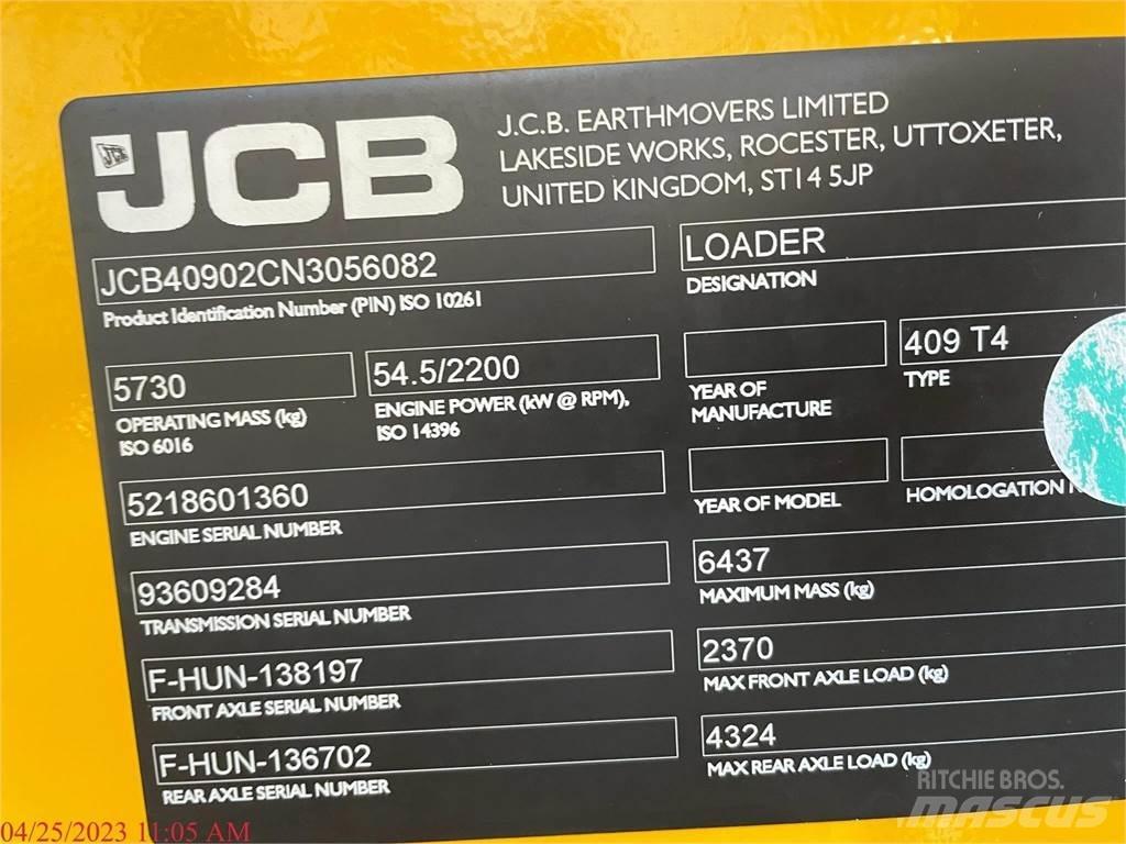 JCB 409 Hjullastere