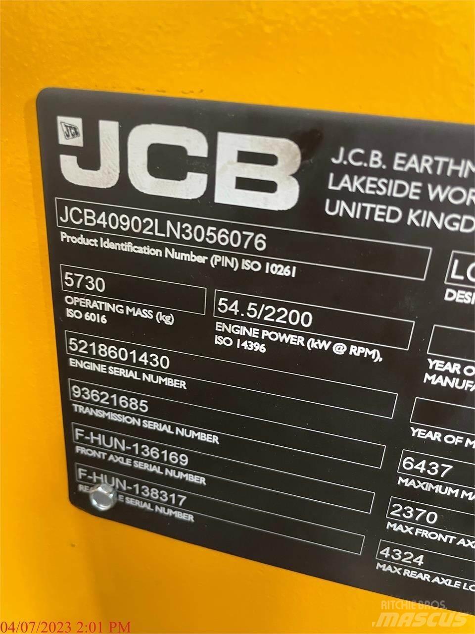 JCB 409 Hjullastere