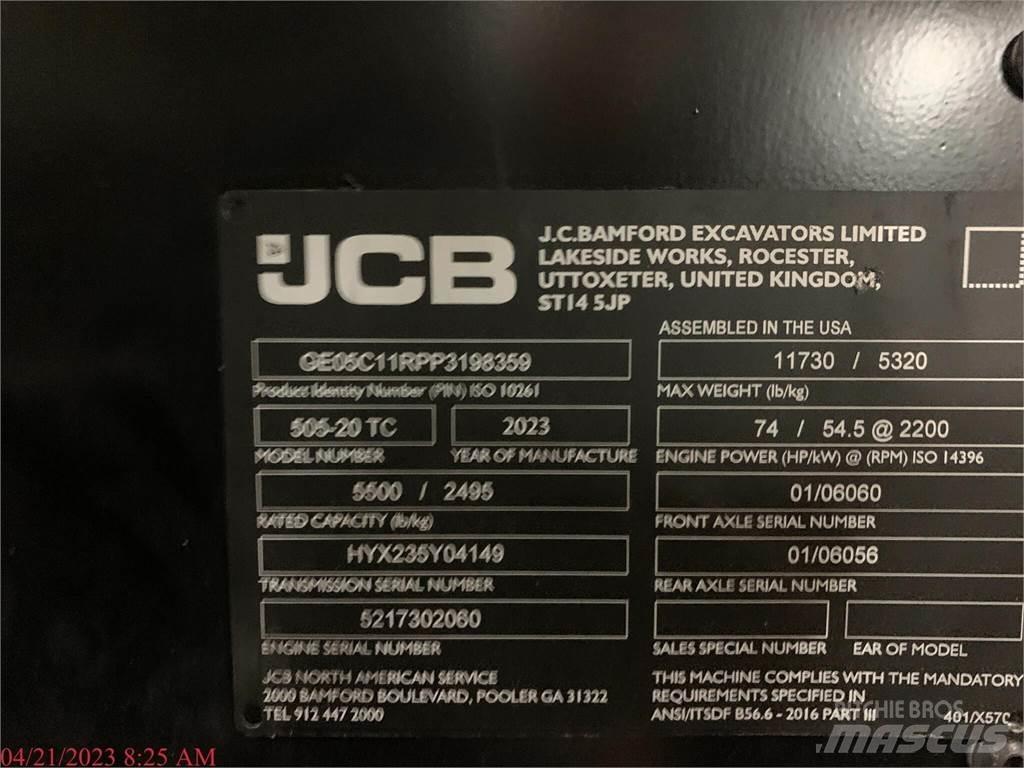 JCB 505-20TC Teleskoplastere