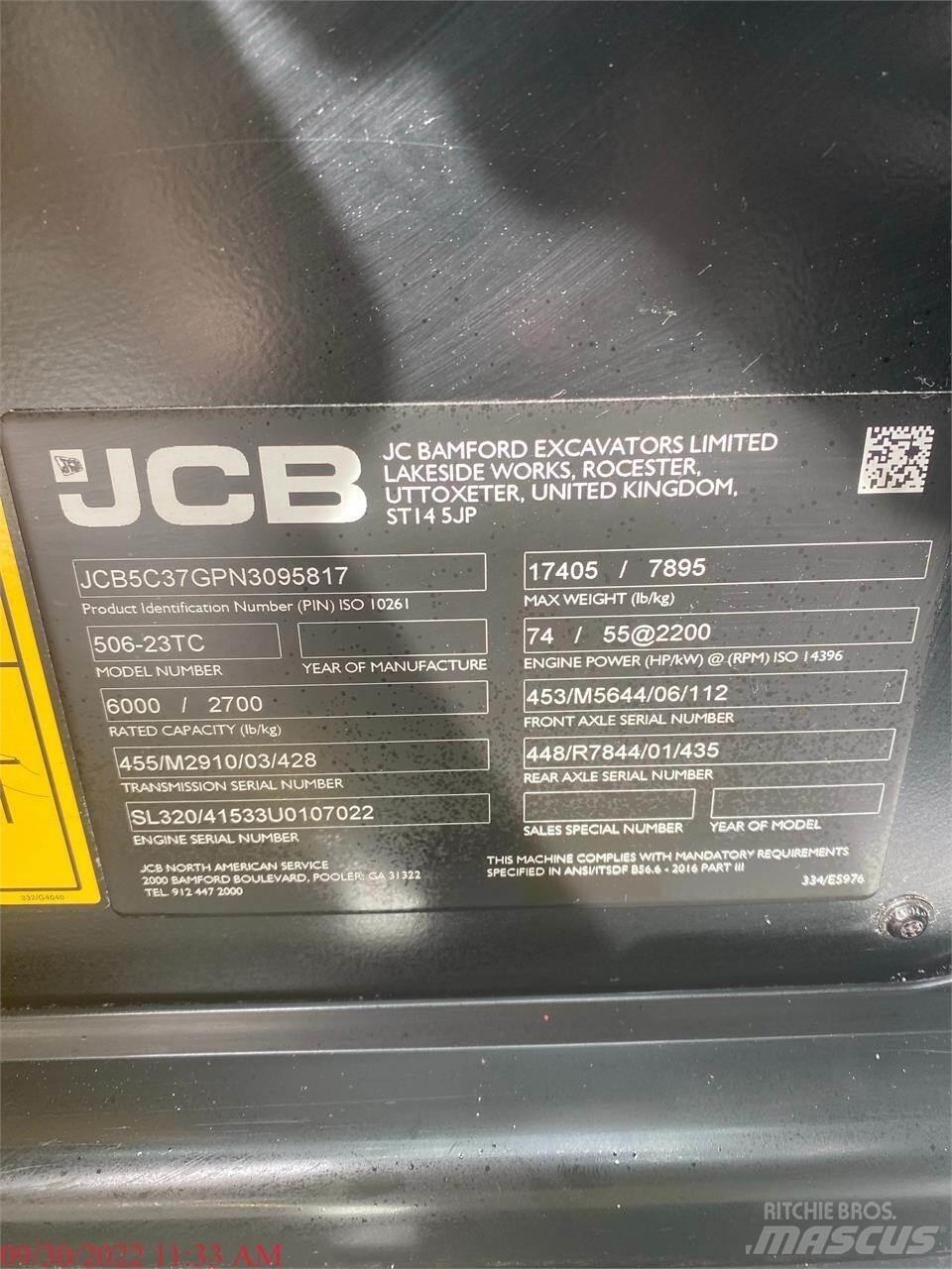 JCB 506-23TC Teleskoplastere