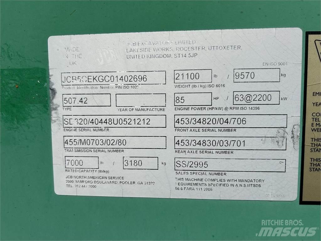 JCB 507-42 Teleskoplastere