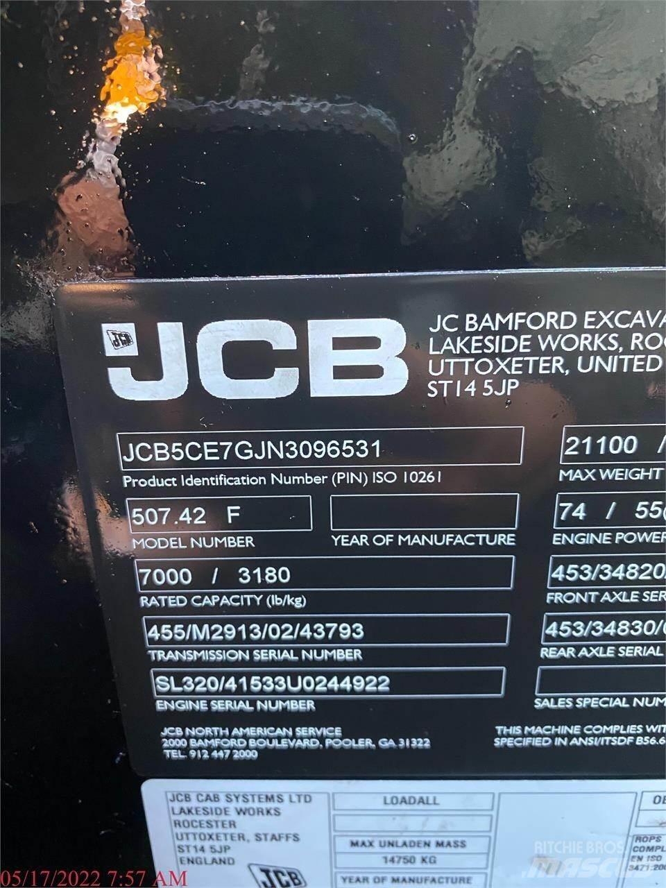 JCB 507-42 Teleskoplastere