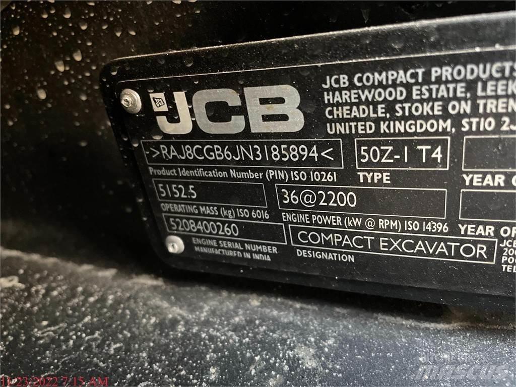 JCB 50Z-1 Minigravere <7t