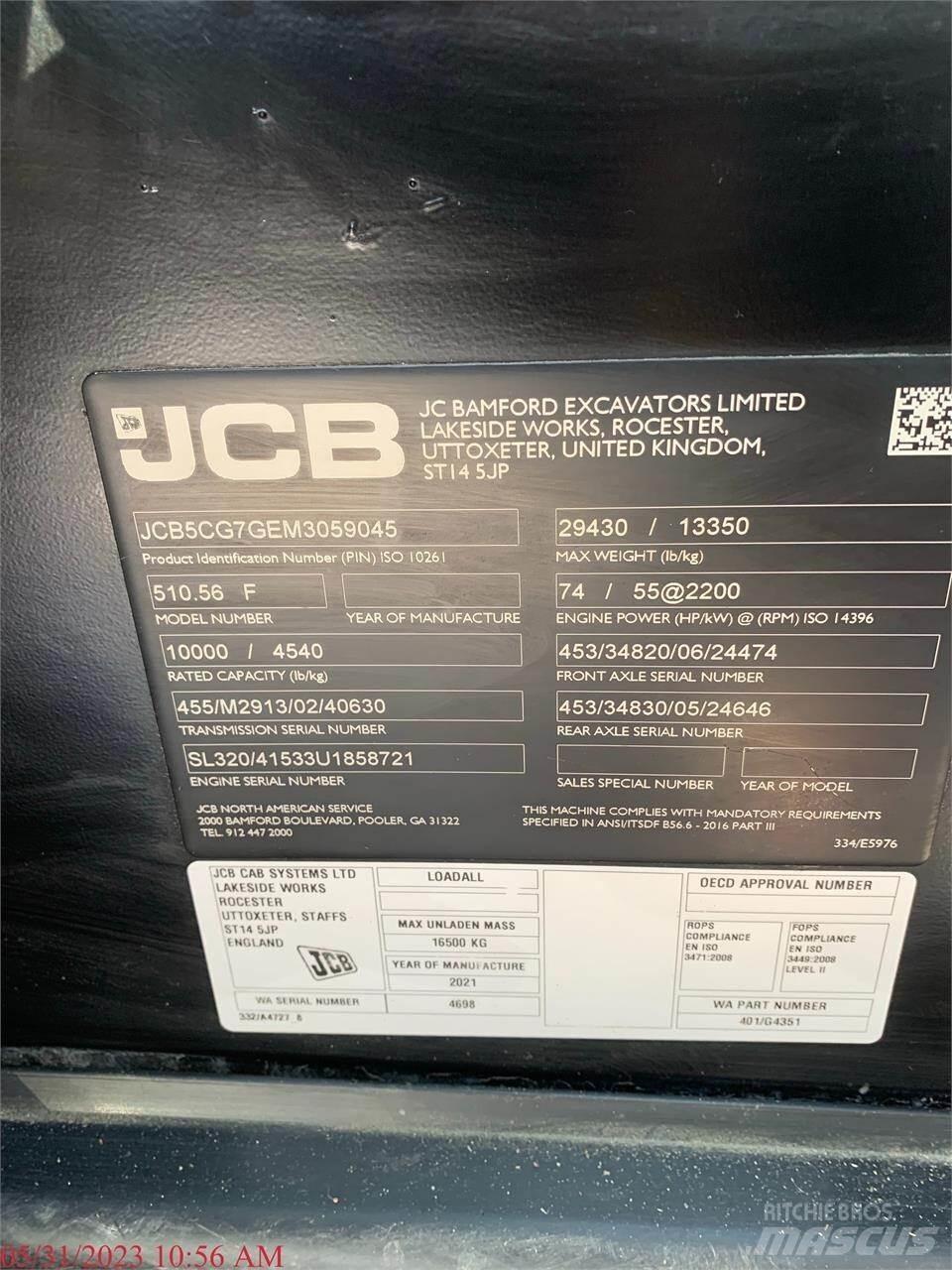 JCB 510-56 Teleskoplastere