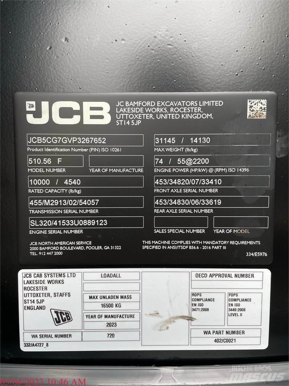 JCB 510-56 Teleskoplastere