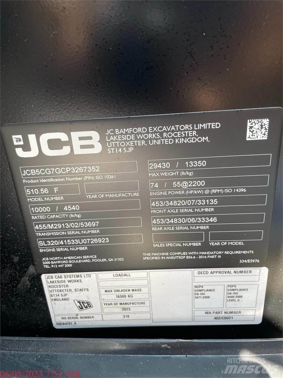 JCB 510-56 Teleskoplastere